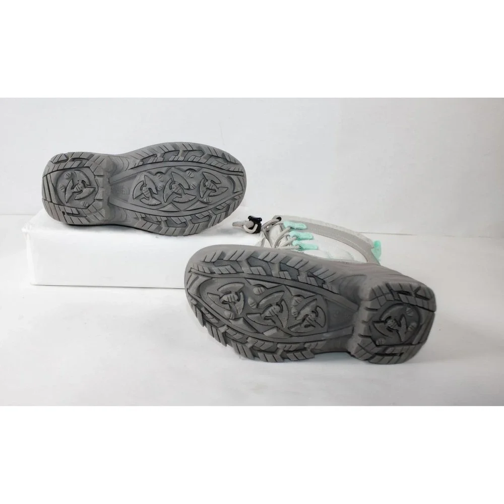 THE NORTH FACE Kids Winter Boots Gray‎ Mint Size 13 Waterproof Insulated